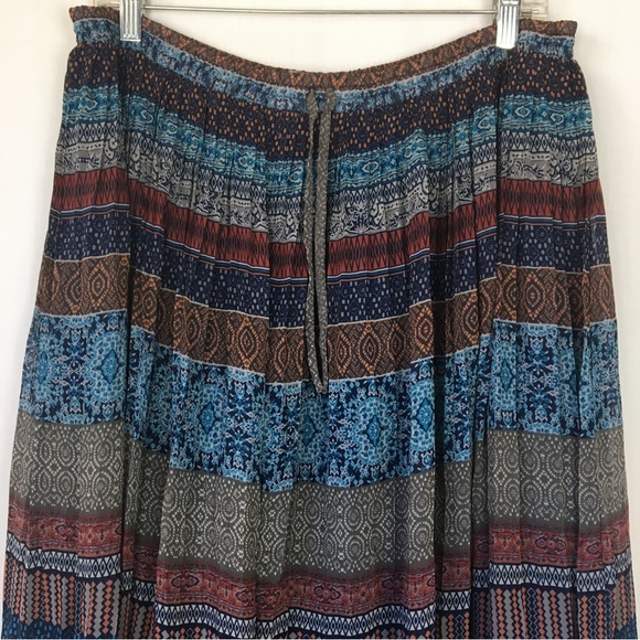 ⭐️ 2/$20 Bonworth Vintage Boho Peasant Maxi Skirt - Picture 3 of 10